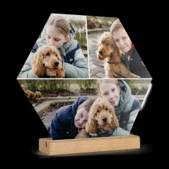 Houten fototegel personaliseren