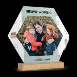 Houten fototegel personaliseren