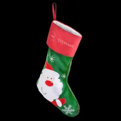 Kerstsok met naam bedrukken