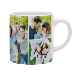 Kleine mok espresso met foto