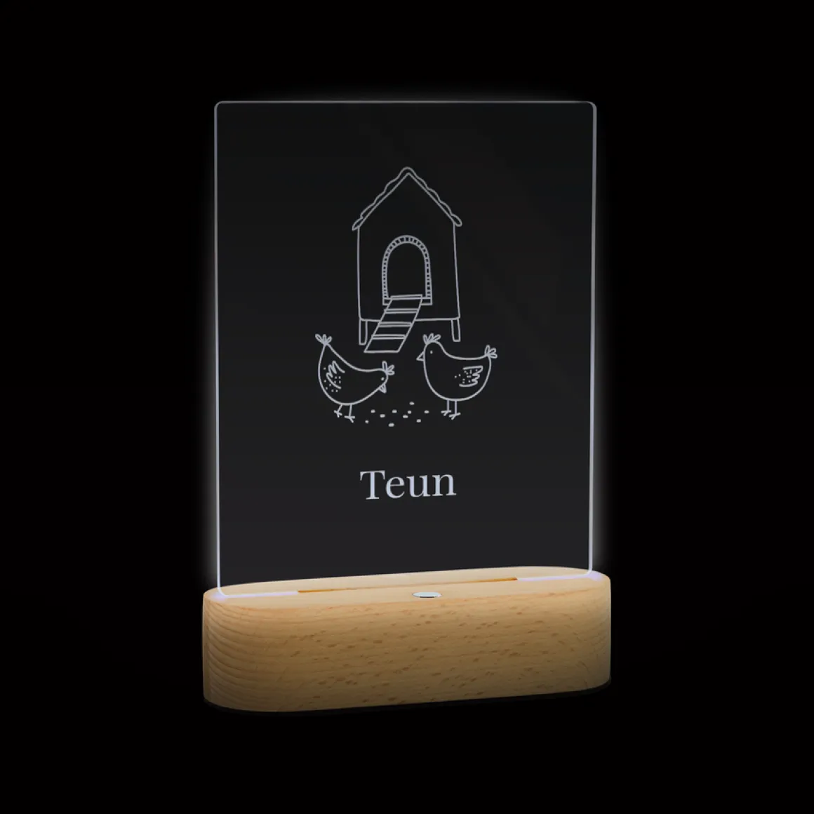 Lamp met naam