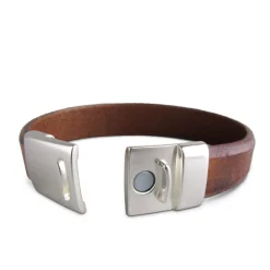 Leren armband heren