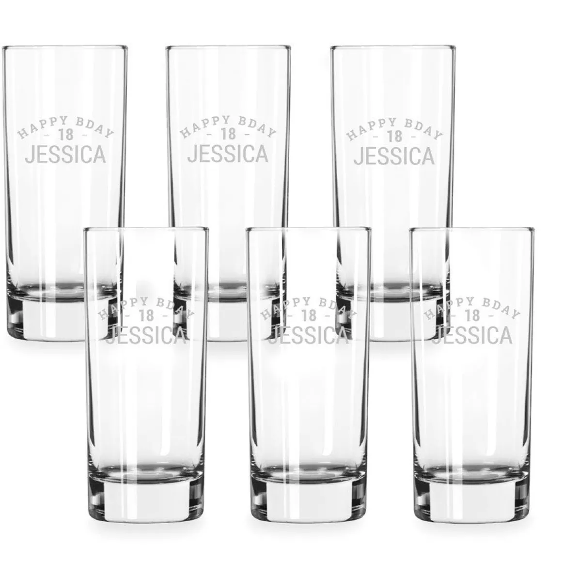 Longdrinkglas graveren