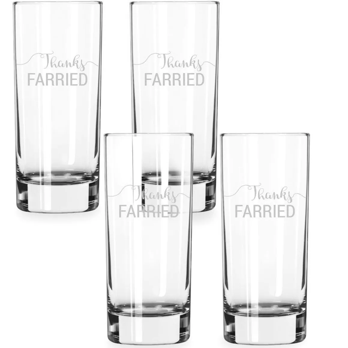 Longdrinkglas graveren