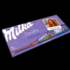 Mega Milka reep met naam en foto bedrukken