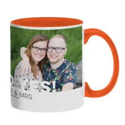 Mok met foto - Oranje
