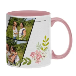 Mok met foto - Roze