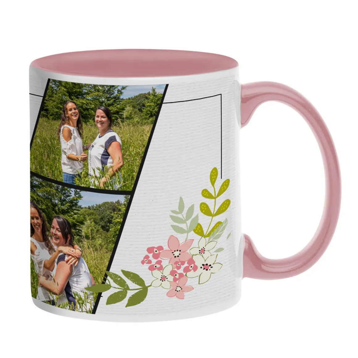 Mok met foto - Roze