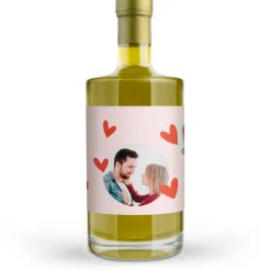 Olijfolie bedrukt met naam en foto - 500 ml