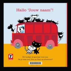 Op avontuur met Pim en Pom - Boek met naam kind