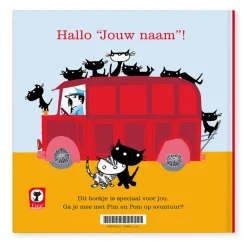 Op avontuur met Pim en Pom - Boek met naam kind