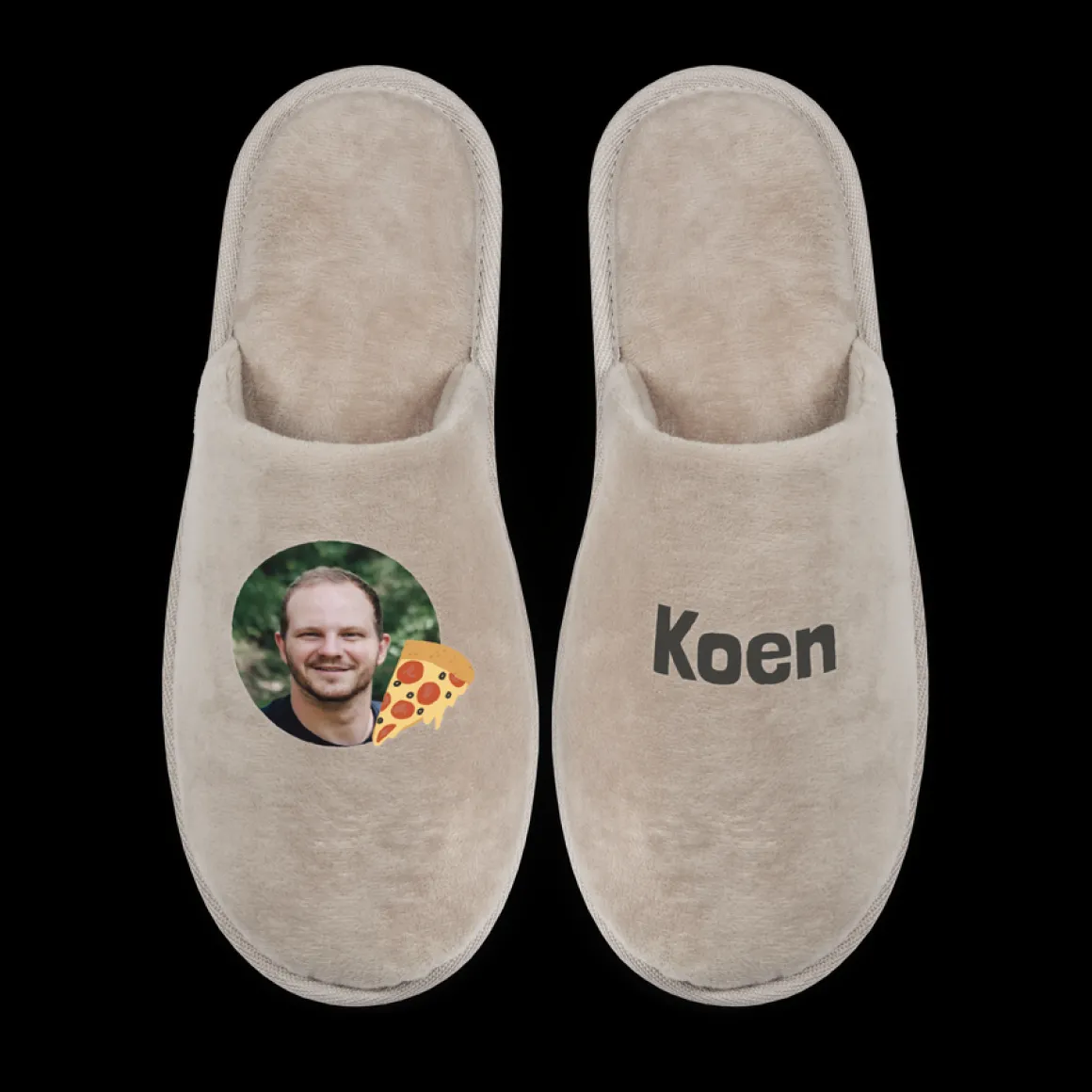 Pantoffels bedrukken
