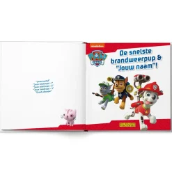 Paw Patrol boek met eigen naam