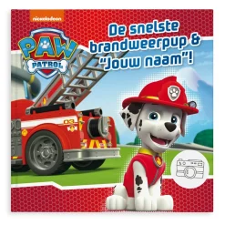 Paw Patrol boek met eigen naam