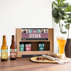 Persoonlijk bierpakket met naam of tekst