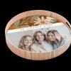Rond dienblad Houtlook - 40 cm