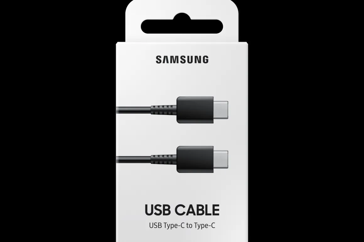 Samsung laadkabel USB-C to USB-C 1m (3A) zwart