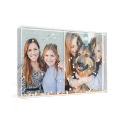Sneeuwblok personaliseren met foto