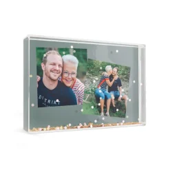 Sneeuwblok personaliseren met foto