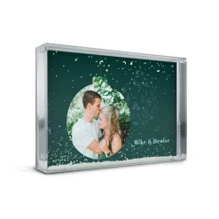 Sneeuwblok personaliseren met foto
