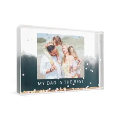 Sneeuwblok personaliseren met foto