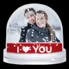 Sneeuwbol met foto