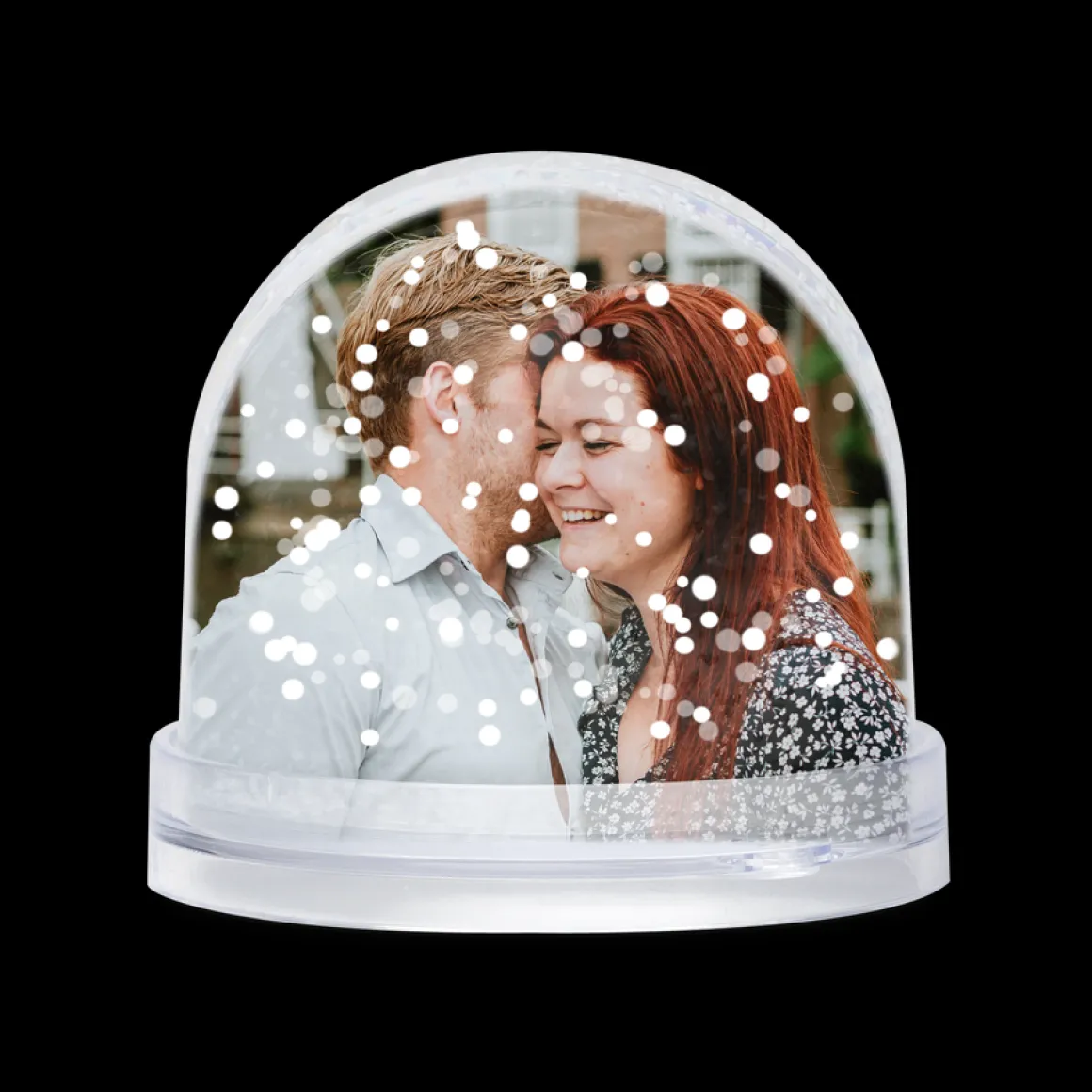Sneeuwbol met foto