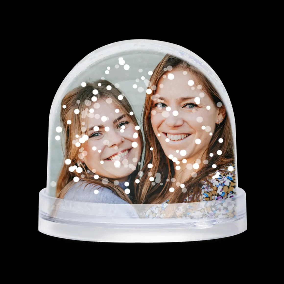 Sneeuwbol met foto