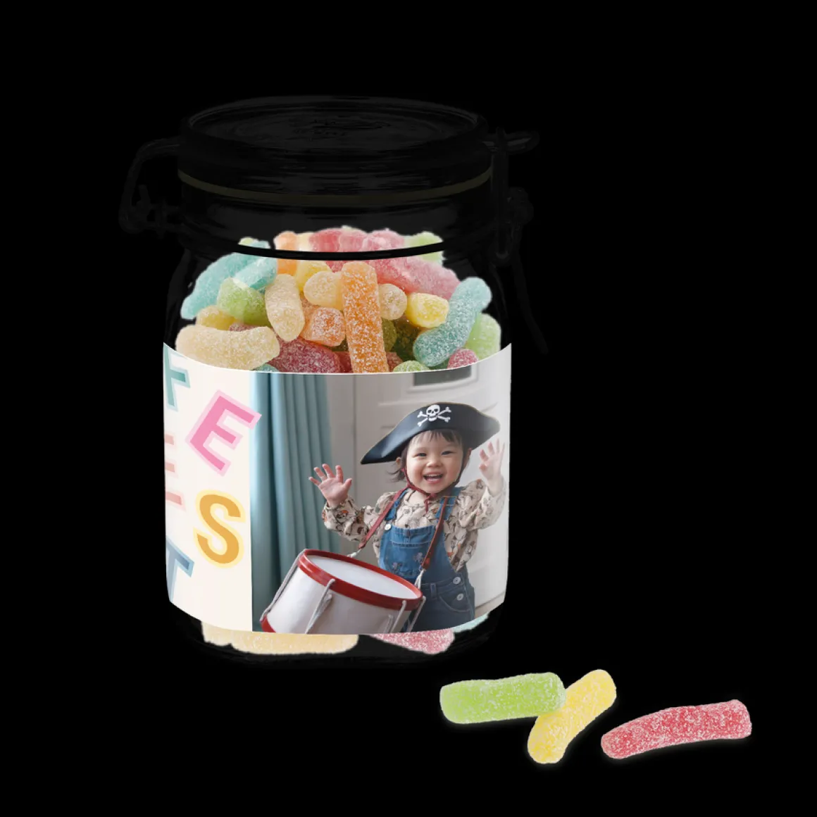 Snoeppot bedrukken