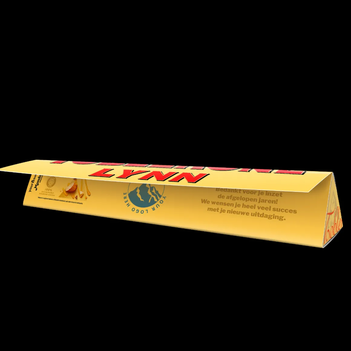 Toblerone met naam