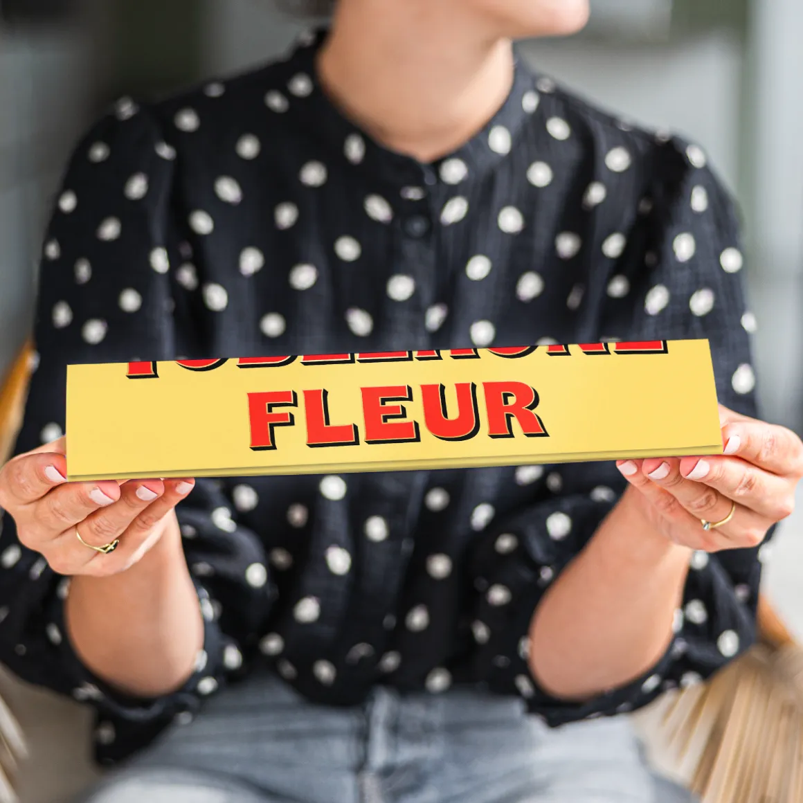 Toblerone met naam