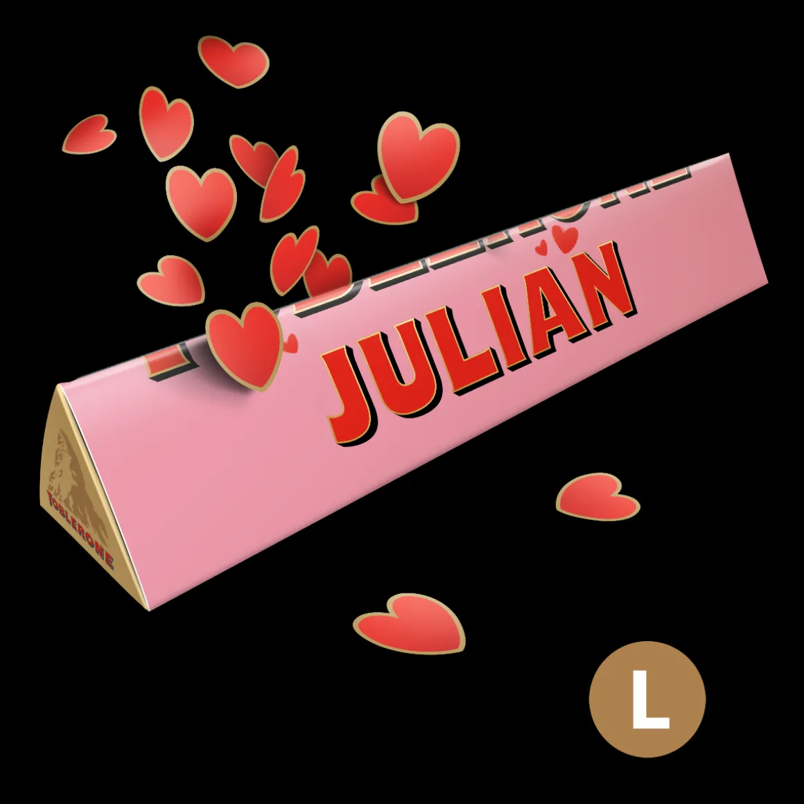Toblerone met naam