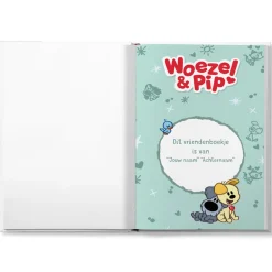 Vriendenboekje met naam - Woezel en Pip