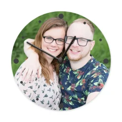Wandklok met foto