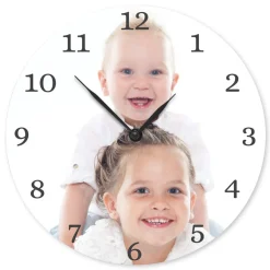 Wandklok met foto