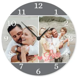 Wandklok met foto
