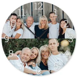 Wandklok met foto