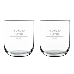 Waterglas deluxe graveren
