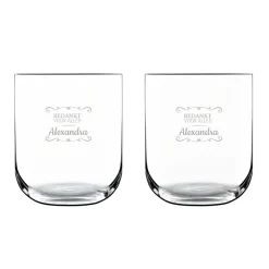 Waterglas deluxe graveren