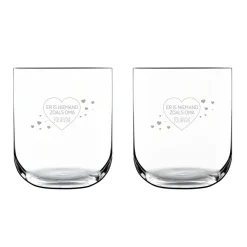 Waterglas deluxe graveren