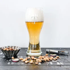 Weizen bierglas met naam graveren