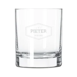 Whiskey glas met naam