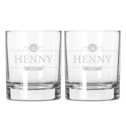 Whiskey glas met naam
