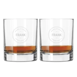 Whiskey glas met naam