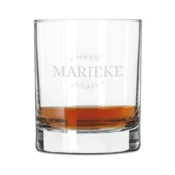 Whiskey glas met naam
