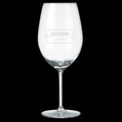 Witte wijnglazen graveren